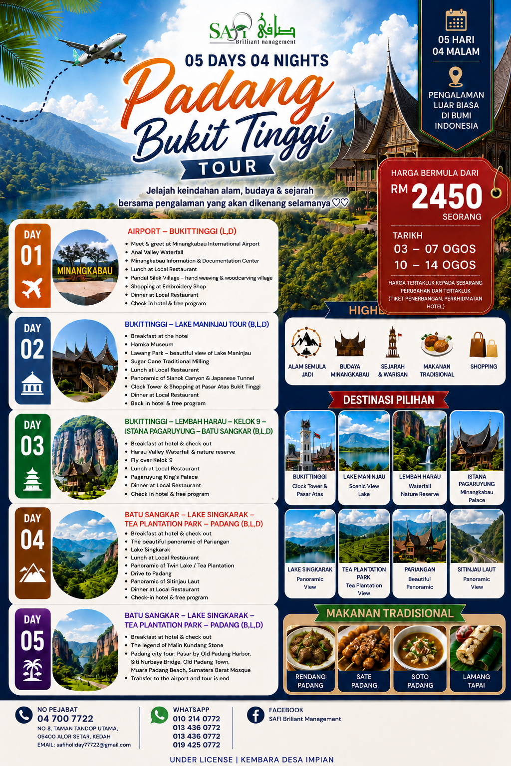 Indonesia (Padang - Bukit Tinggi)