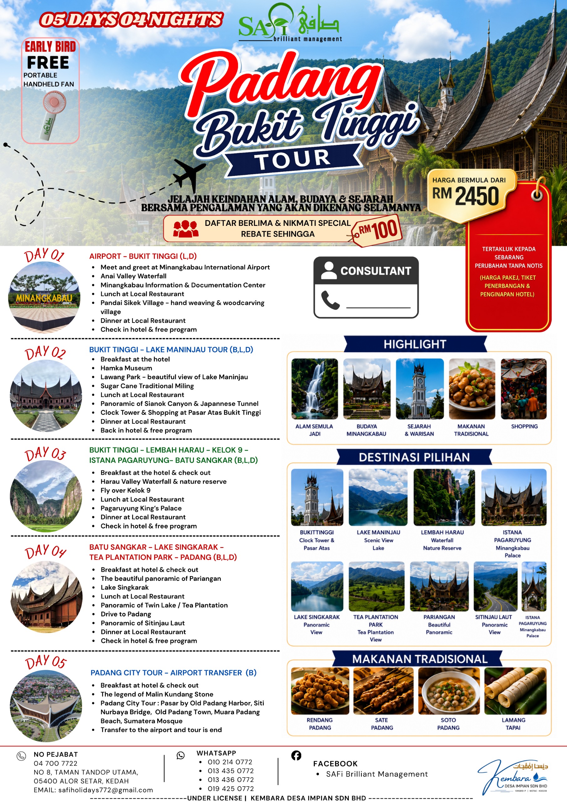 Indonesia (Padang - Bukit Tinggi)